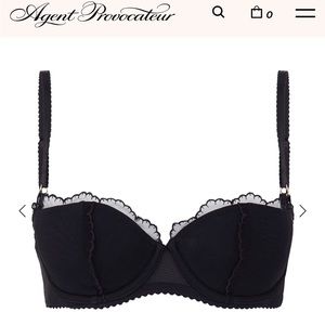 Agent Provocateur Sara Balconette bra - black